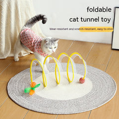 Self-play Cat Hunting Spiral Tunnel Toy