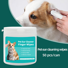 Pet Dental Cleaning Finger Wipes