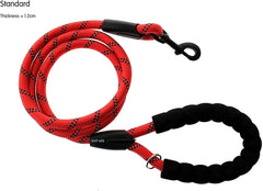 Dog Rope Lead With Reflective Stitching and Padded Handle