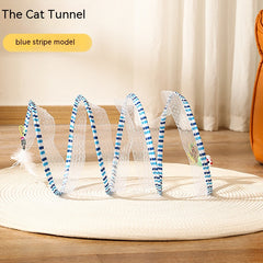 Self-play Cat Hunting Spiral Tunnel Toy