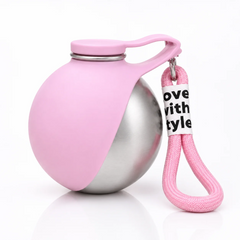 Pet Water Bottle With Bowl
