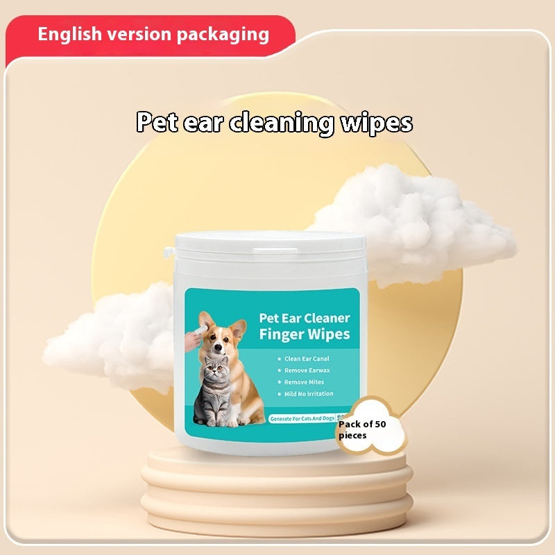 Pet Dental Cleaning Finger Wipes