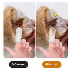 Pet Dental Cleaning Finger Wipes